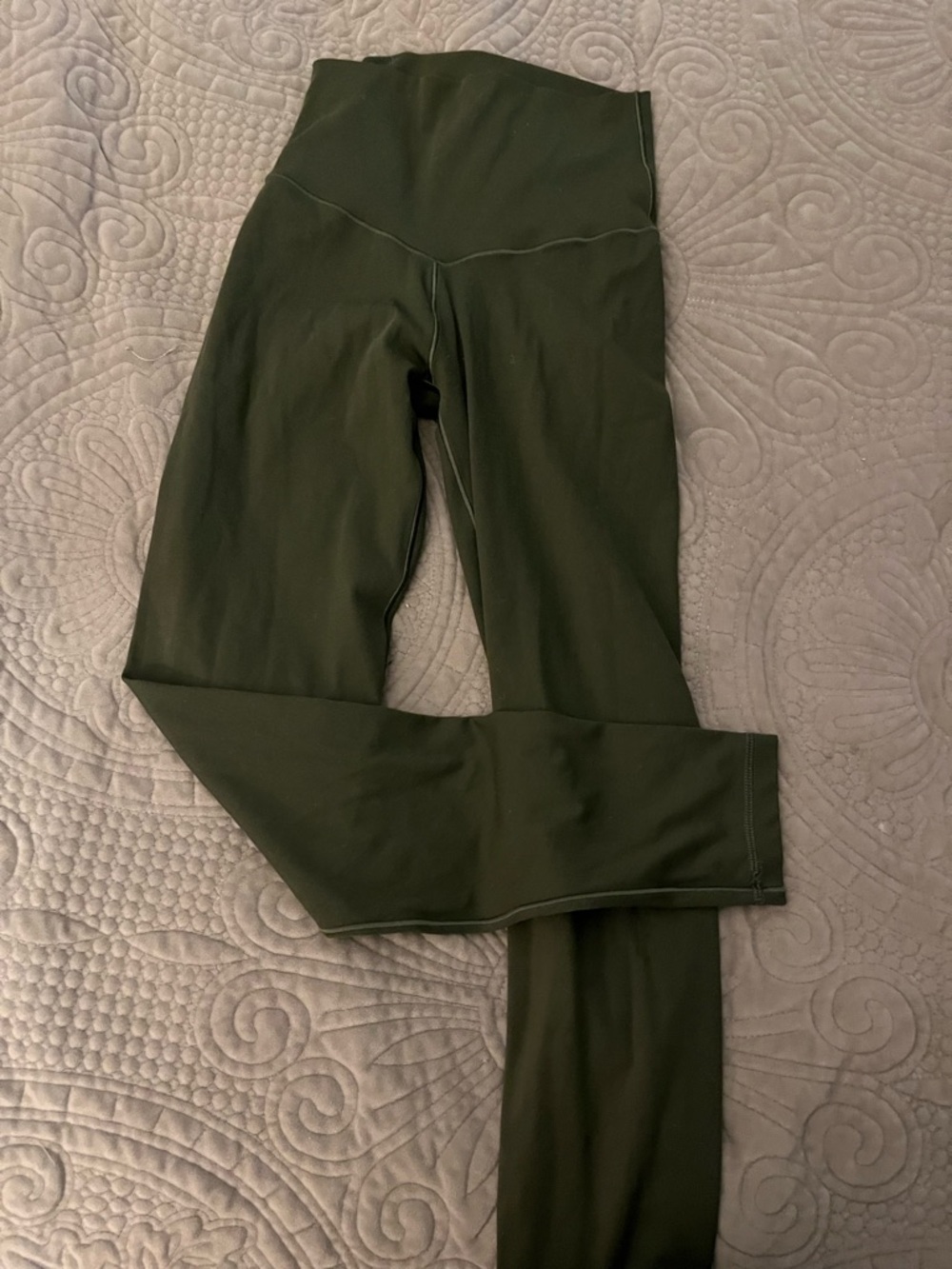 aerie Olive Green High-Rise 7/8 Leggings